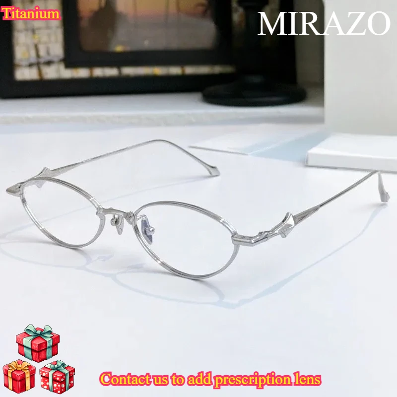 

Titanium Ultra Light Glasses Frame Women Men Anti Blue Light Oval Optical Glasses Eden Eyeglasses Prescription Glasses Women
