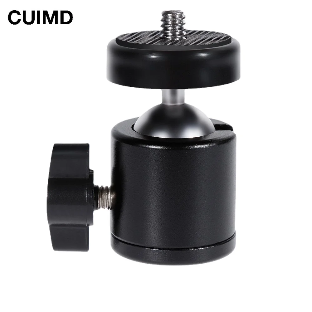 Mini testa a sfera universale del treppiede con 1/4 "adattatore a vite M4 per fotocamera digitale DSLR Q29 II