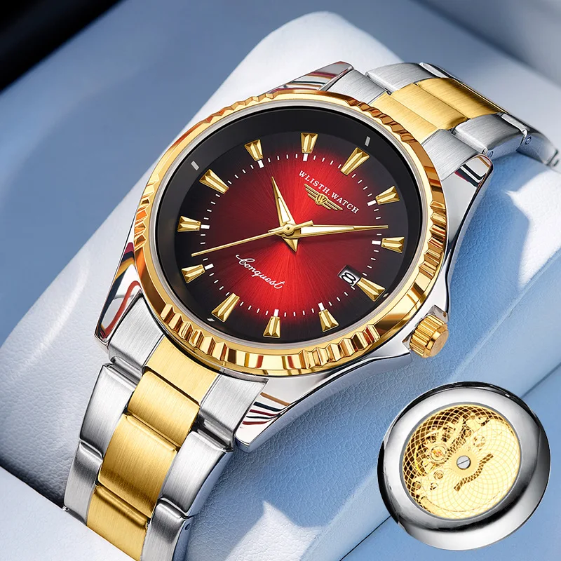 

Fashion* Men’s Quartz Watch Waterproof Luminous Dial Elegant Business Casual Wristwatch