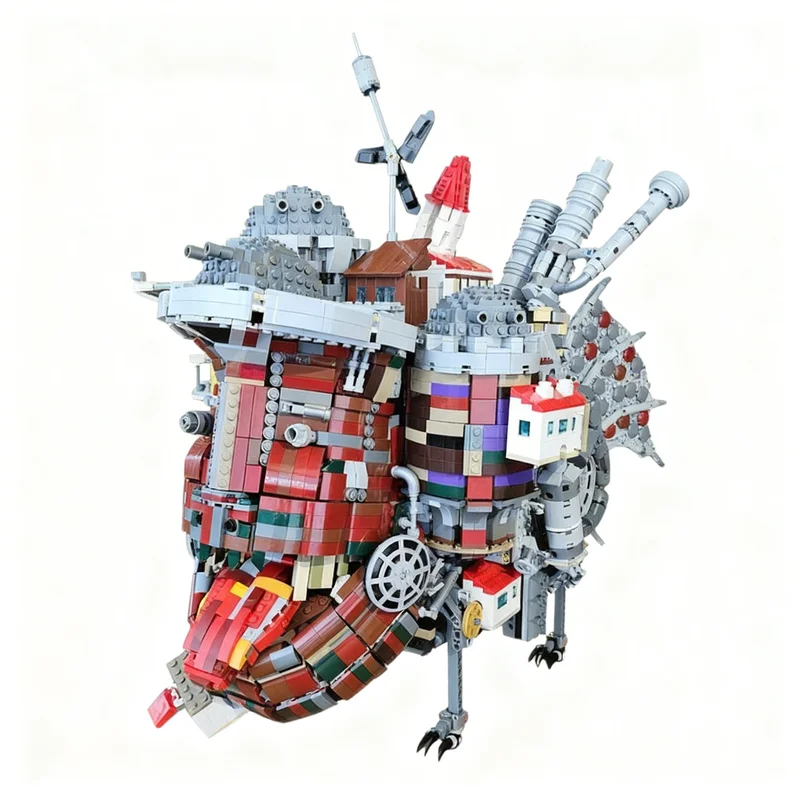 5737pcs MOC Howl S Moving Castle Creator Model Building Blocks Creative Display Gift Collectible Decor Kids Premium Adult Desk
