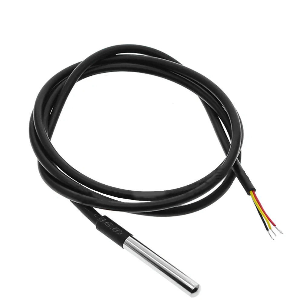 3pcs 3 M Temperature Sensor Temperature Cable For 18B20 Compatible For Arduino Temperature Sensor Cable