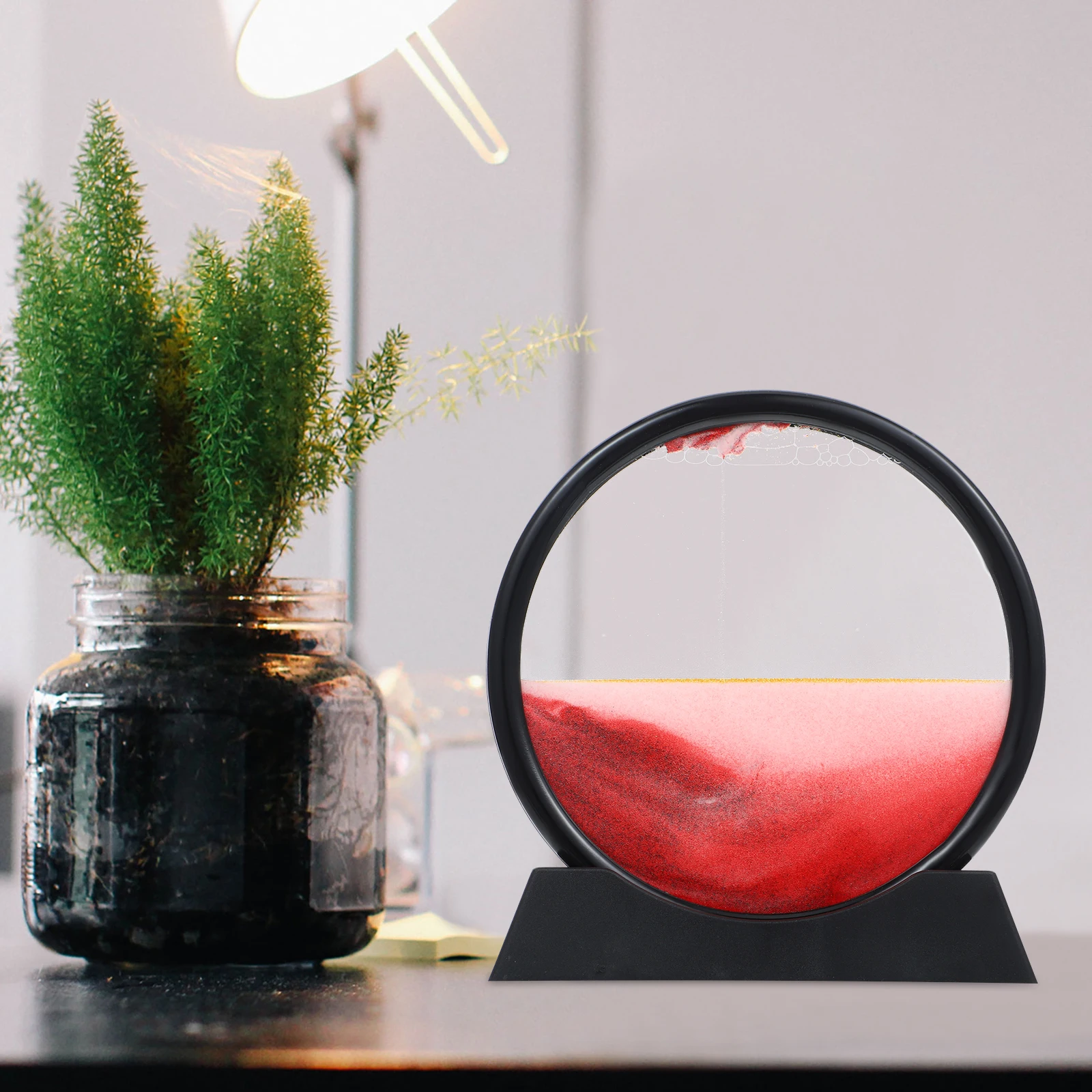 Creative 3D Moving Sand Art Sandscape Decoration Quicksand Painting For Home Office Premium Desktop Ornament Study Room Decor