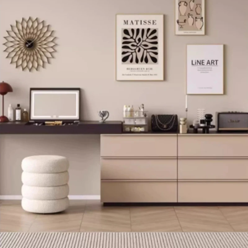 Cabinet Storage Vanity Table White Drawers Luxury Closets Dressing Table Organizer Modern Girl Wood Penteadeira Home Furniture