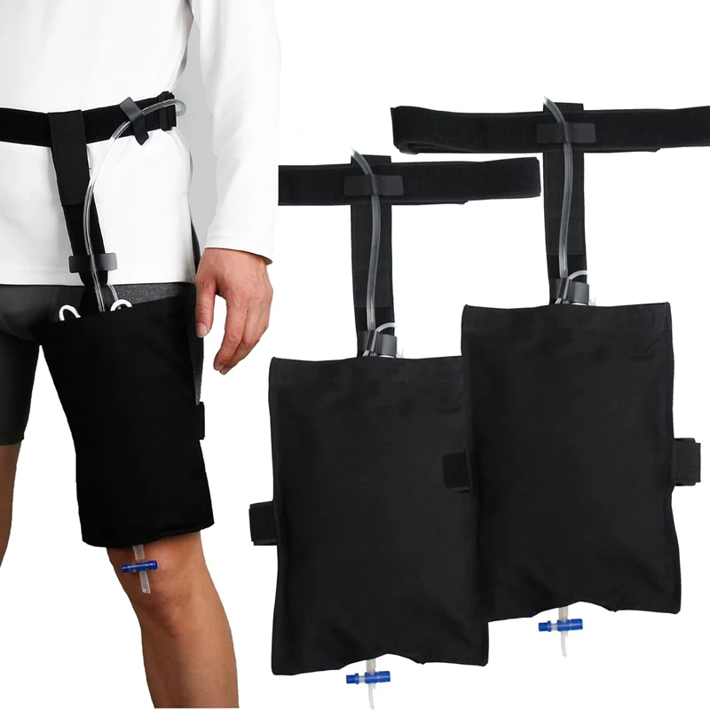 

Urinary Drainage Bag External Bladder Ostomy Collection Waist Bag Catheter Urine Leg Bag Holder Fixed Storage Pouch Lightweight