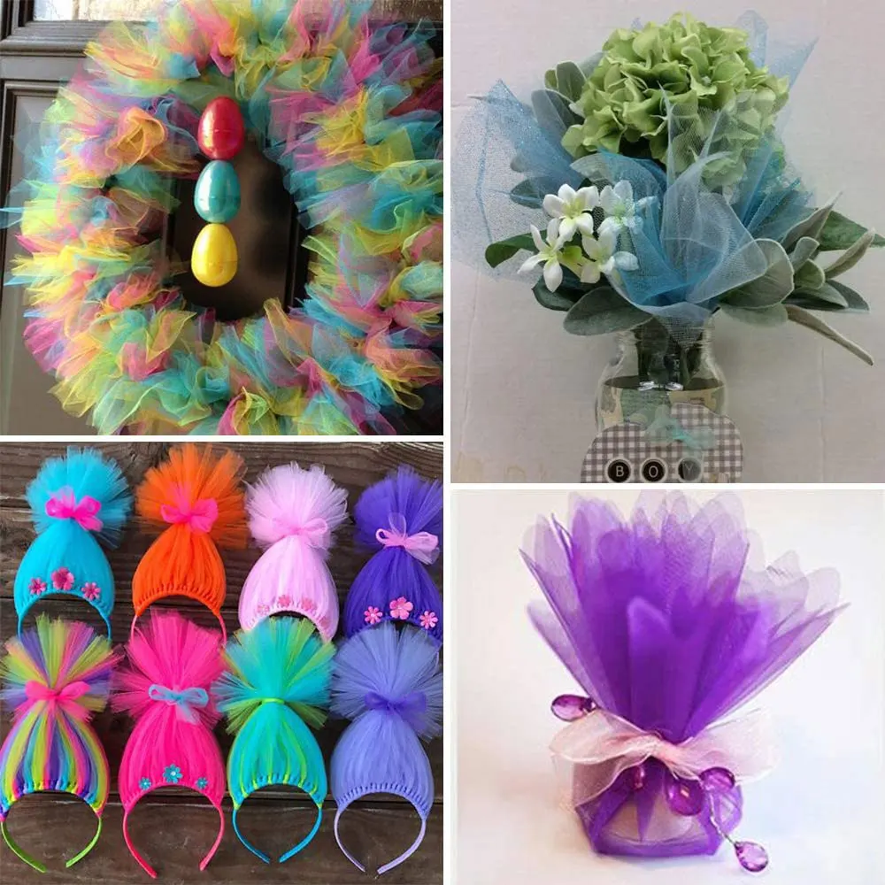 بريق تول النسيج لفة 6 بوصة 10 ياردة الترتر تألق الشريط بكرة المعاوضة لحفل الزفاف توتو تنورة هدية التفاف ديكور الحفلات