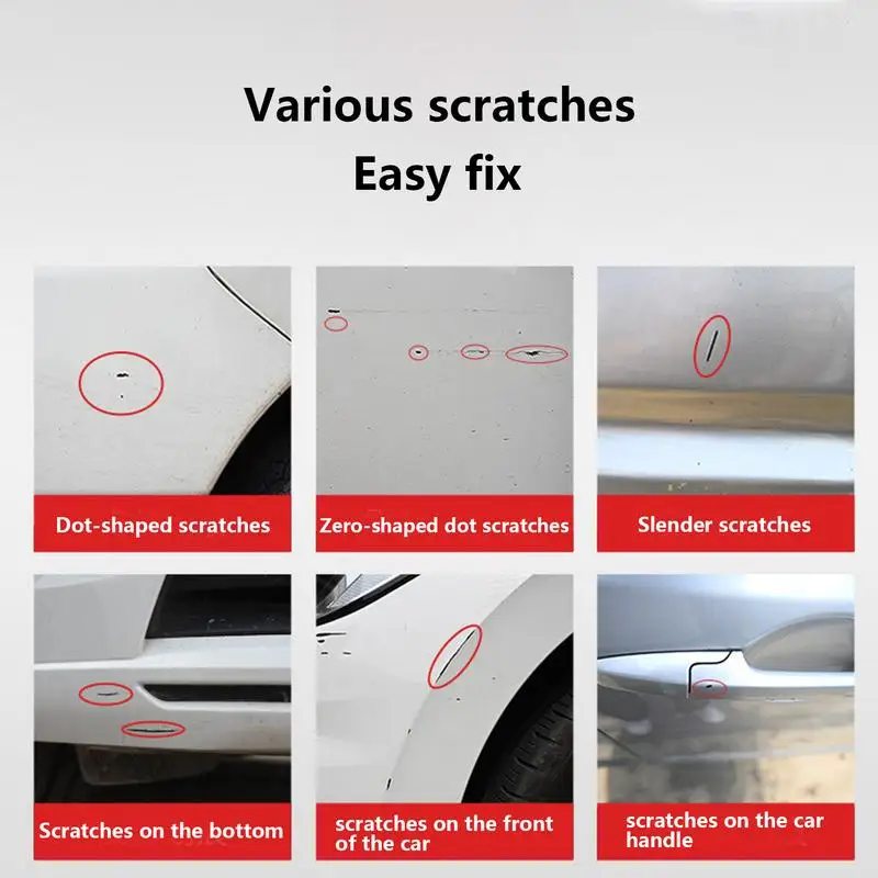 Car Paint Scratch Repair Pen Waterproof Grey Deep Scratch Removal Pen Weather Resistant Car-styling Accessories Space 5 colors