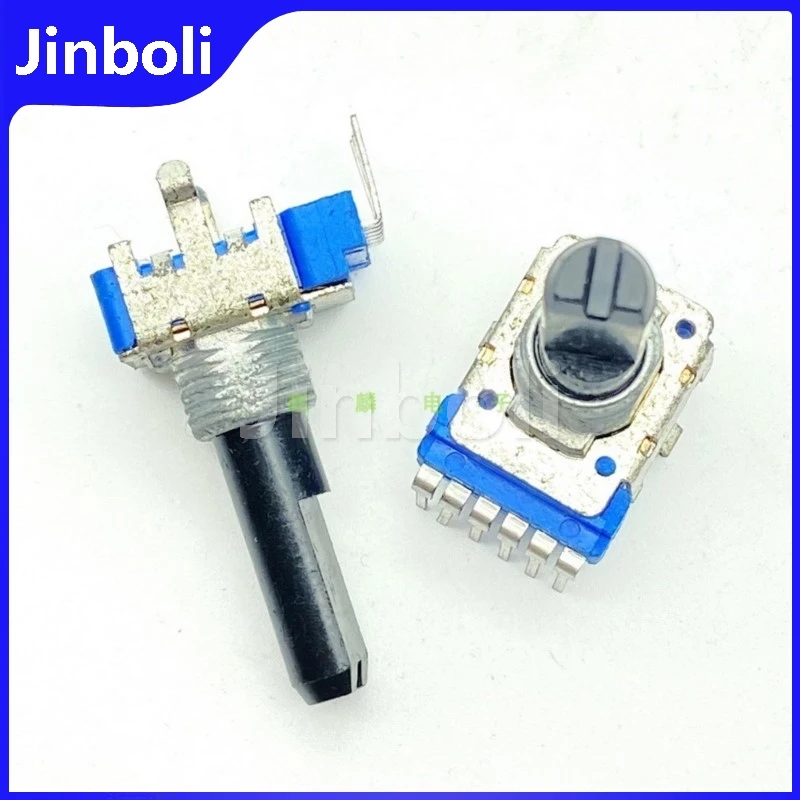 1PCS RK12 Type AC10K AC103 Power Amplifier Mixer Volume Potentiometer Single Row 6Pins Vertical Dual D Shaft 23mm