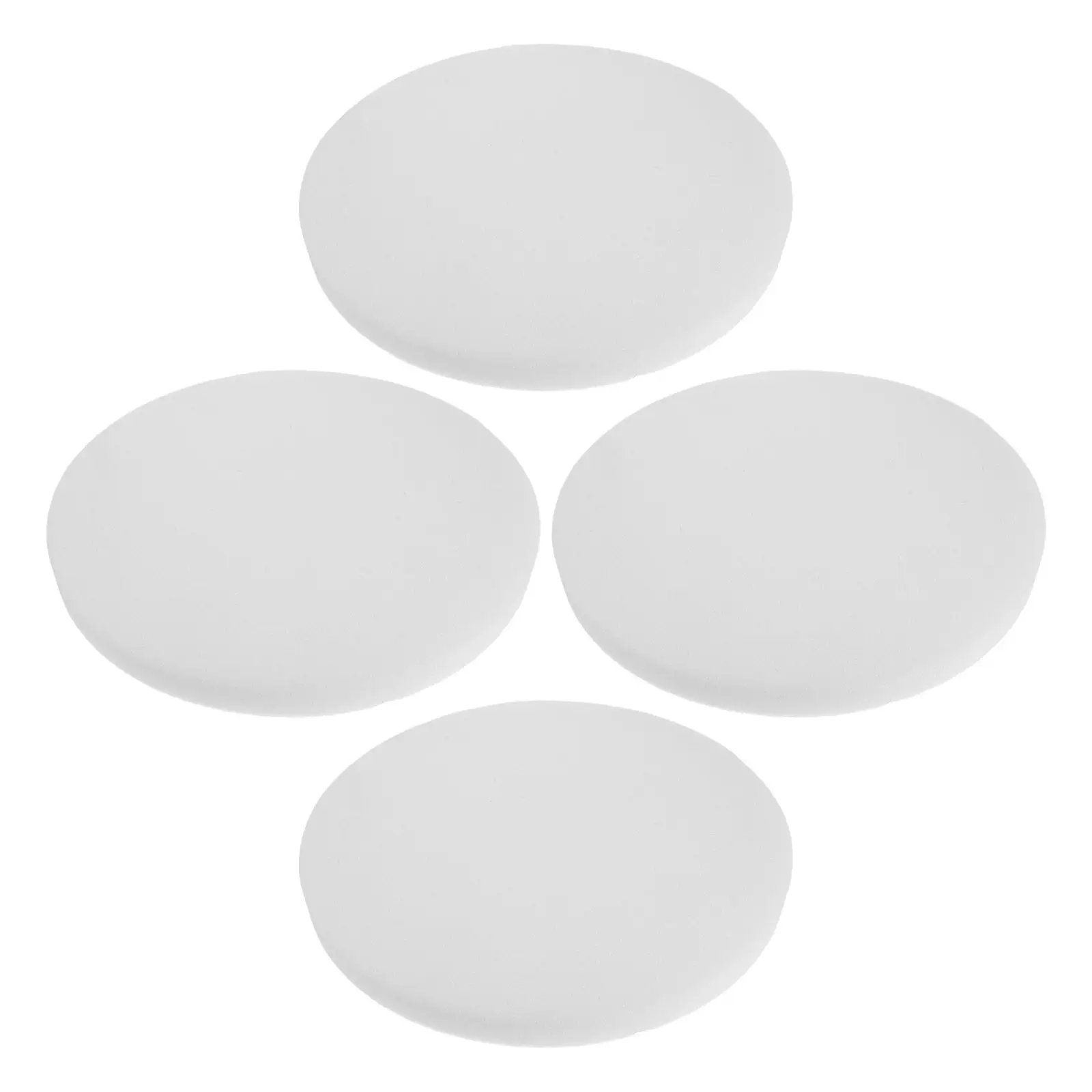 4Pcs Round Furniture Upholstery Sponge Insert High Density Seat Cushion Replacement for Dining Chair Sofa Bench Wheelchair Soft