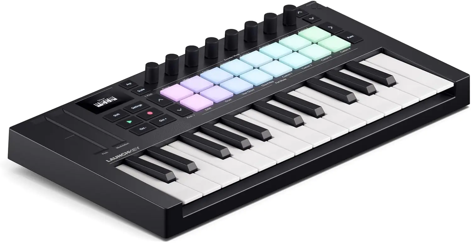 

Novation Launchkey 49 MK4 MIDI Keyboard - Seamless Ableton Live Integration with Chord Mode and Scale Mode. All the software you