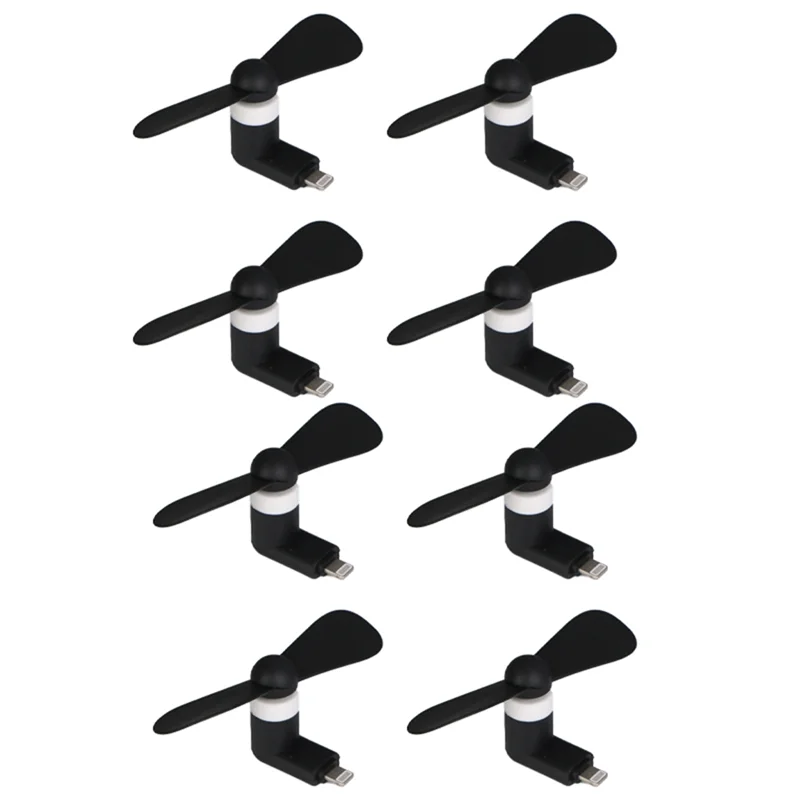 A14G-10PCS Mini USB Fan for Cellphones Portable Cell Phone Fan for Pocket Fan Travel Fans Plug in Mobile Phones