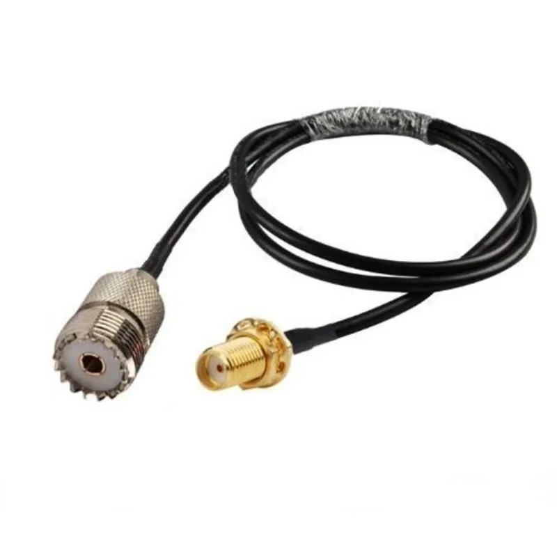 

Coaxial Cord RF HF VHF UHF Handheld Radio Extend Jumper Antenna Cable SMA Female To SO239 RG58 Connector MILSPEC 3Ft Accessory