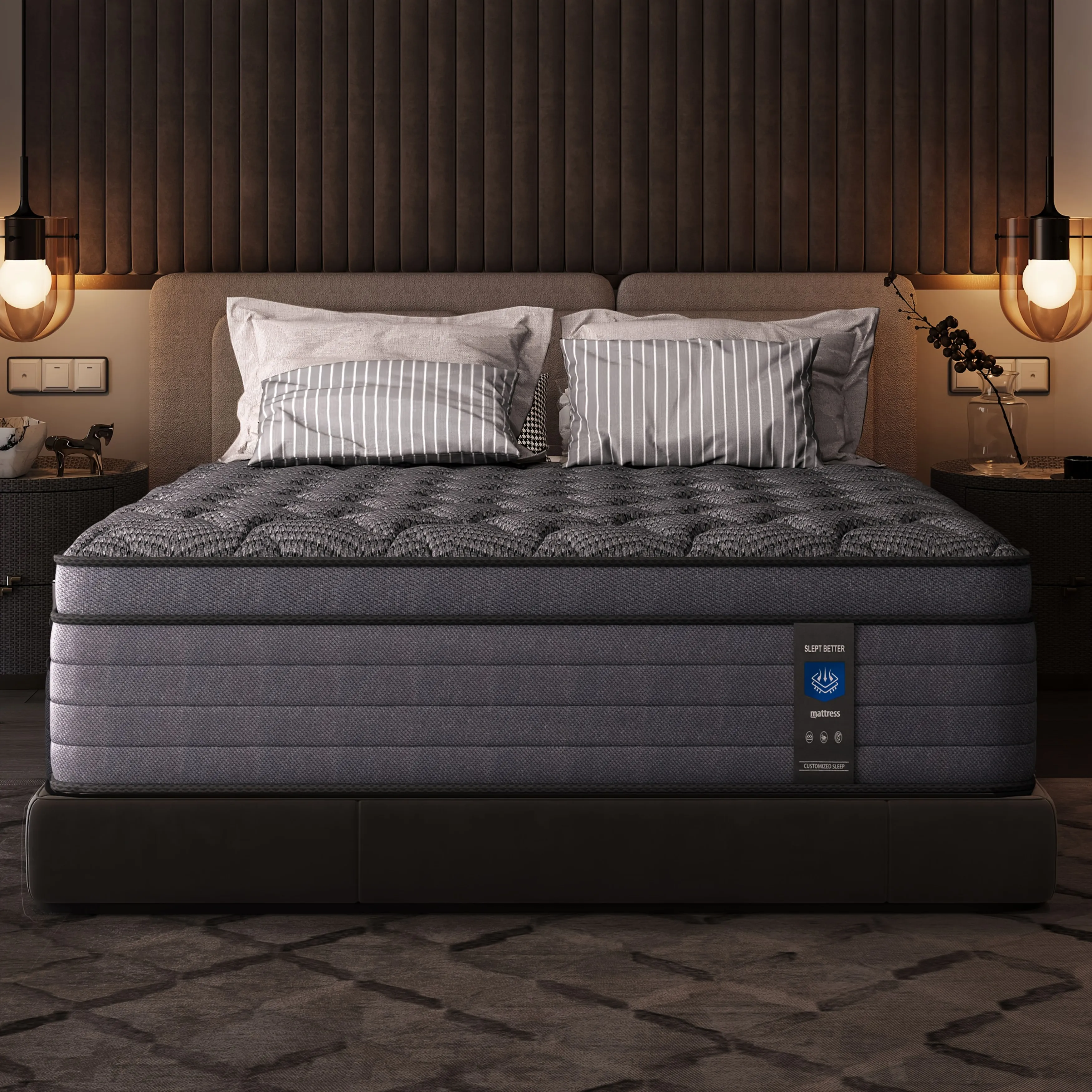 MRH Новый гибридный матрас с э – обзор и цена Memory Foam Mattress In A Box Queen