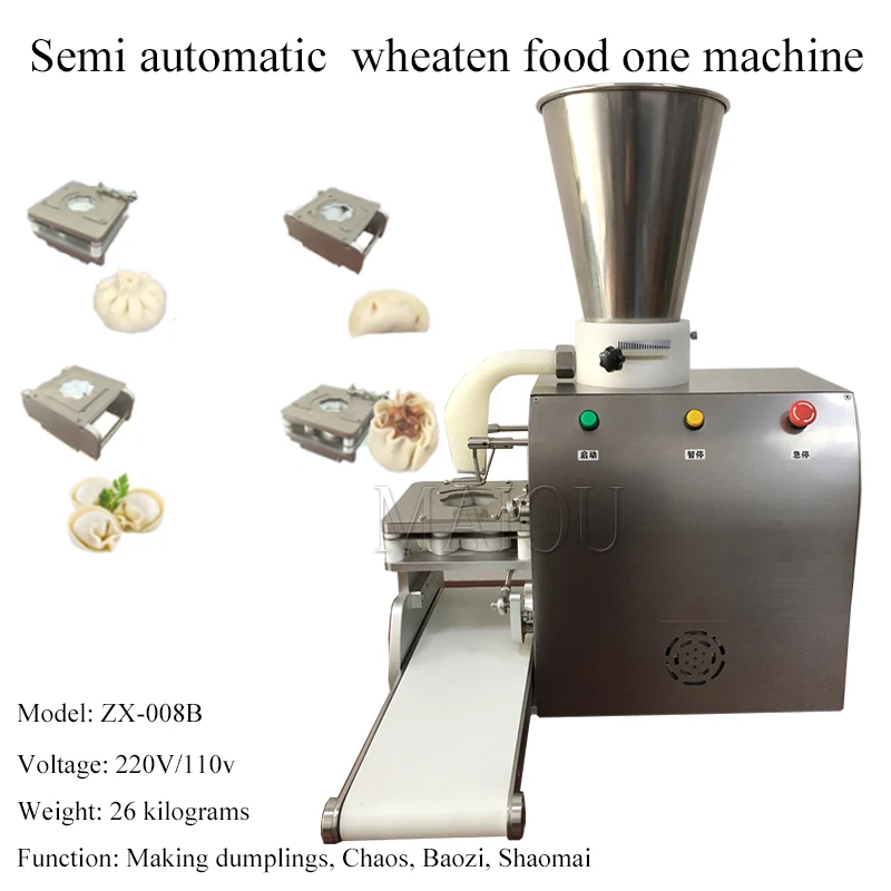 110V220V Semi-automatic Multi-function Dumpling Wonton Machine For Domestic And Commercial Use