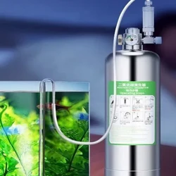 Aquarium DIYCO2 generator with electromagnetic valve Bubble counter CO2 generator set Aquatic plants Fish tank CO2 equipment