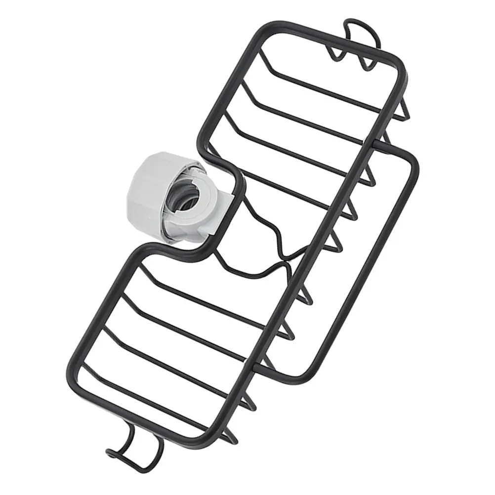 Drain Basket for Kitchen Sink Rack Faucet Storage Organizer Dust Cloth Holder Draining Water Tap