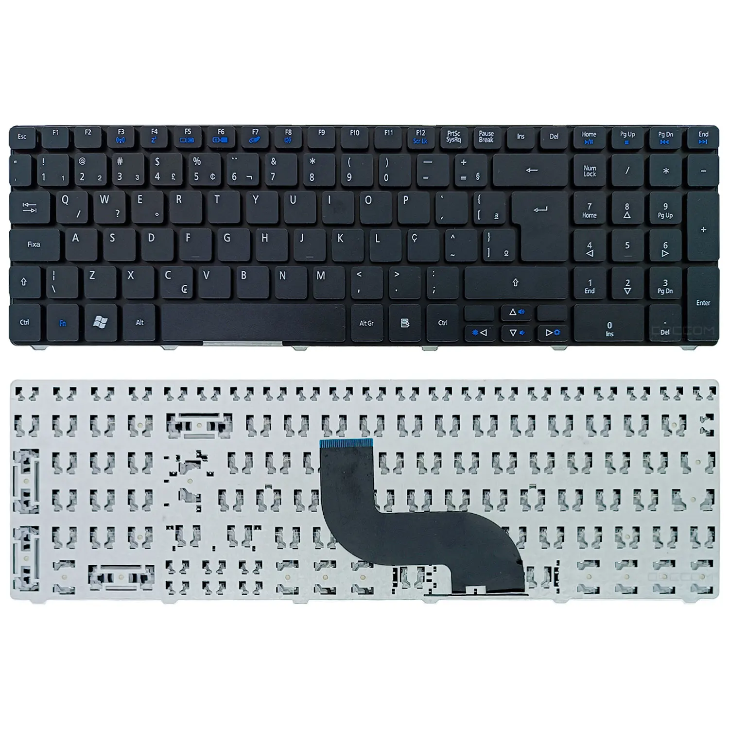 Compatible Keyboard Notebook Acer Aspire 5536G 5538 5538G 5542G 5551 5551G 5552 5553 5553G 7745G 7745z 7751 7751G 8935 Nsk-al01d