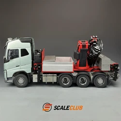 Scaleclub modello Tamiya 1/14 FH750 8 x8 bande girare a F1650 con la gru per auto