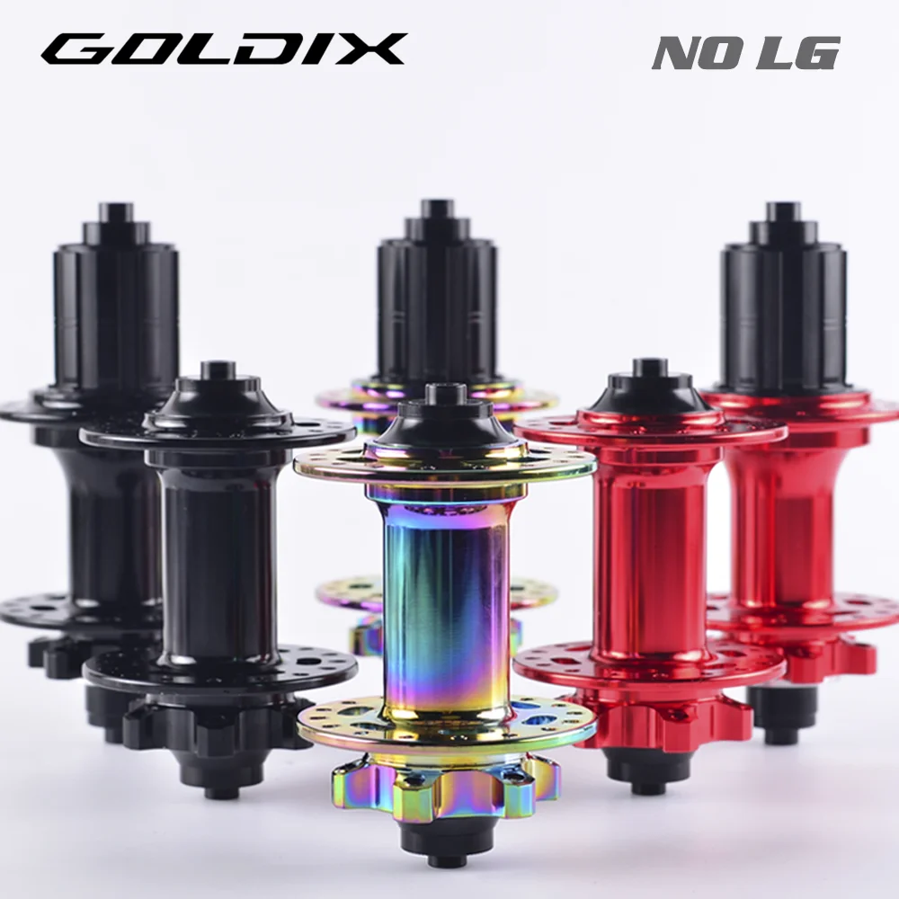 GOLDIX V2 PRO7 Bicycle Hubs 32/36H J-Bend Spokes 6Pcs Sealed Bearing for SHIMANO SRAM Mountain Bike Freehub 8/9/10/11/12Speed