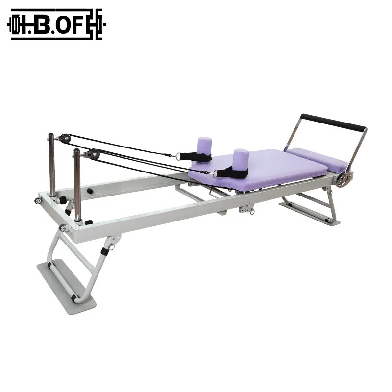 New Purple Pilates Bed Factory Yoga Bed Alternative Ultra-long Core Bed Household Folding Large Equipment Pilates Bed