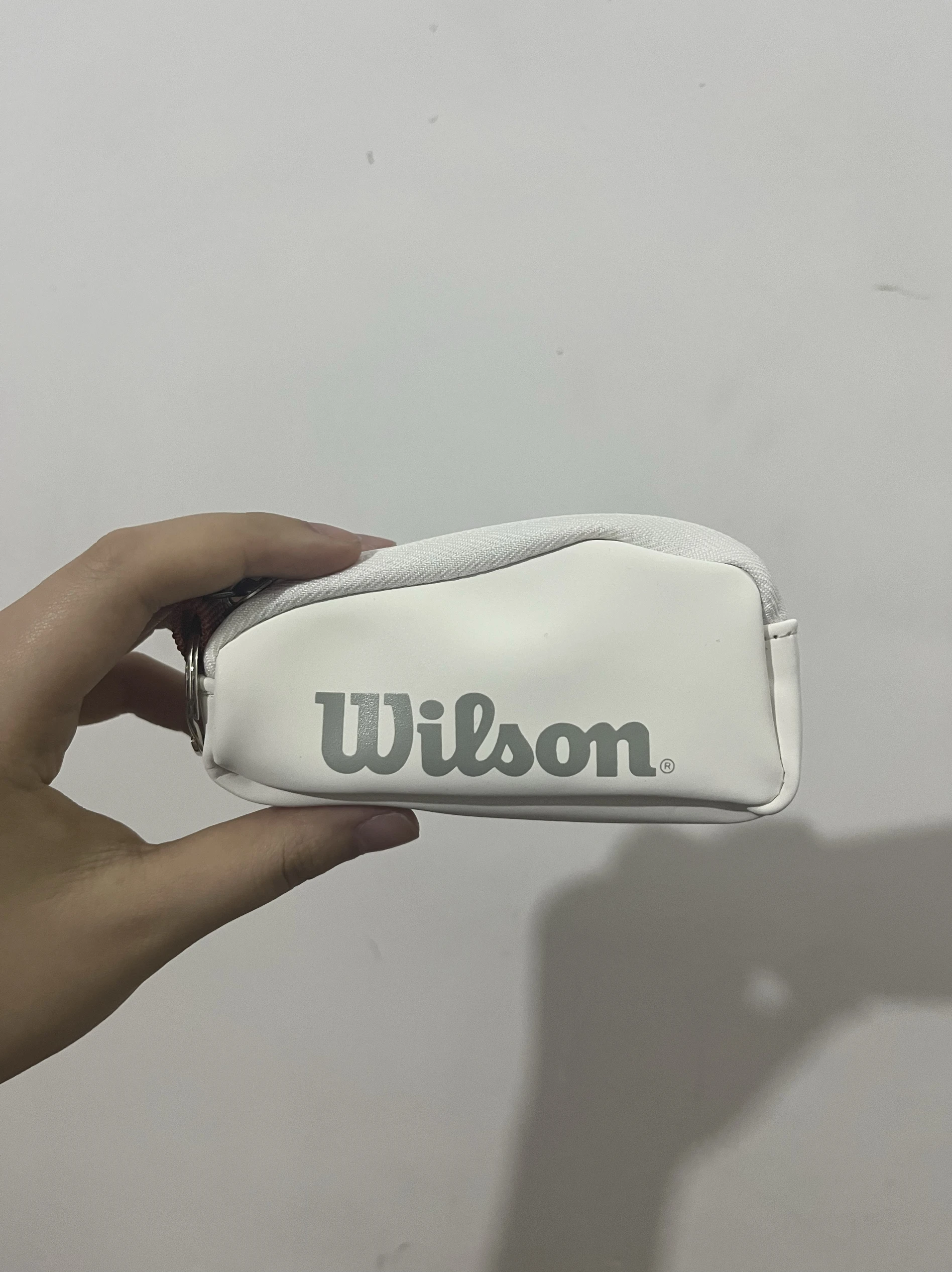 WILSON Original Roland Garros Key Bag French Open Orange White Handheld High Quality Mini Tennis Key Pack