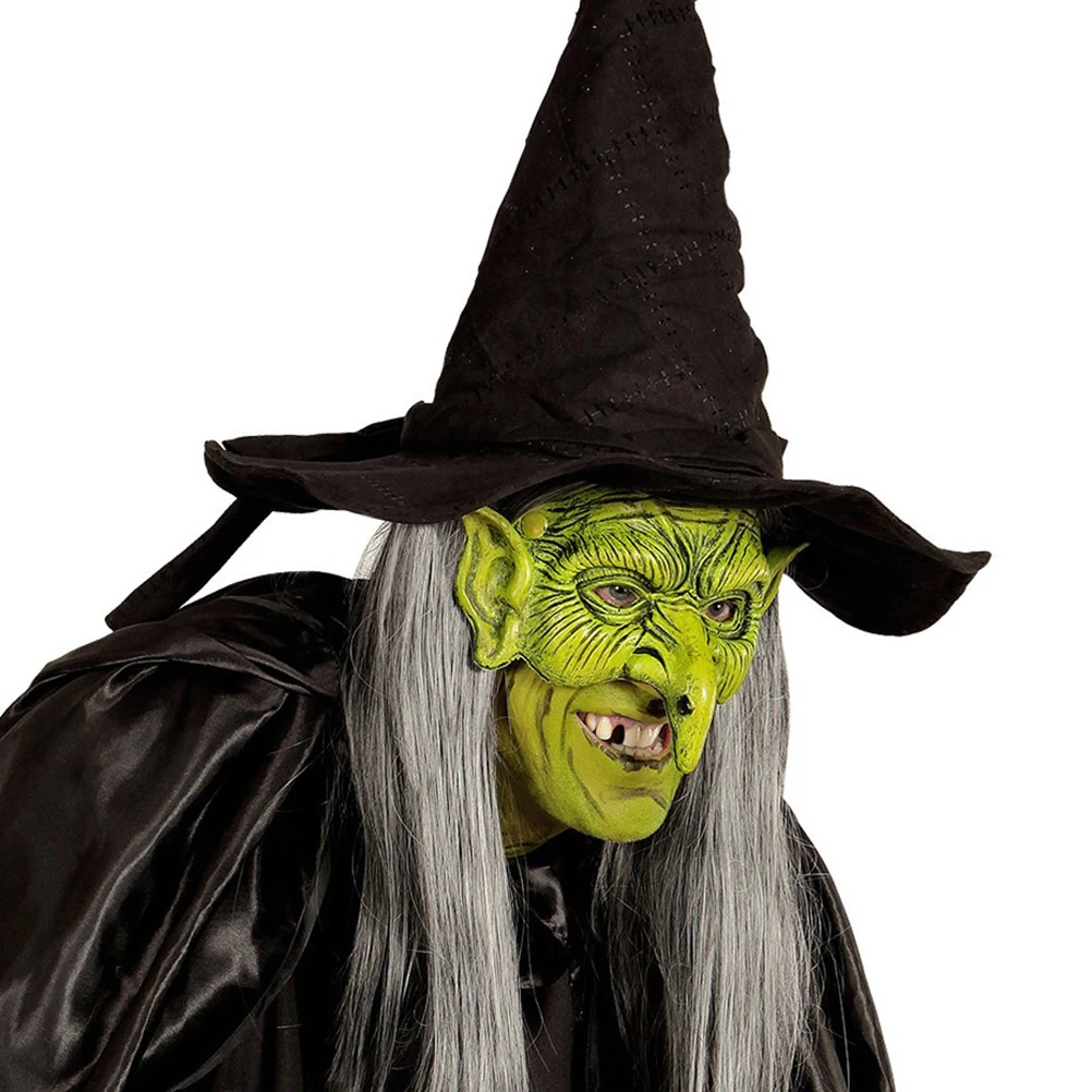 

Witch Mask Trick Carnival Party Cosplay Attractive Role Playing Lifelike Halloween Events