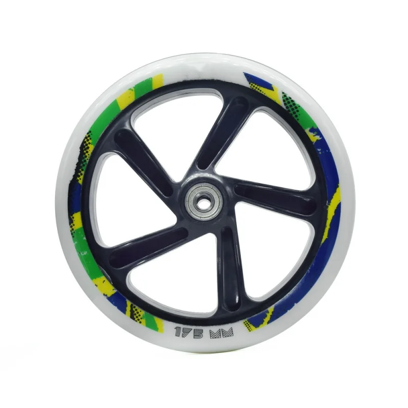 

175mm diameter 30mm thickness big scooter wheel for 175 handcart tyre go cart 175mm tires 608 abec-7 skating bearing 2 pcs/lot