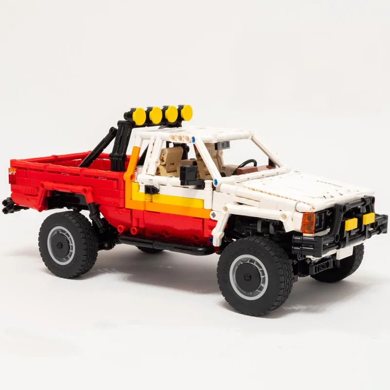 New 1985 4x4 SR5 Xtracab Truck Pickup MOC-190349 Building Blocks Bricks DIY Assembly Model Creative Display Toys Birthday Gifts