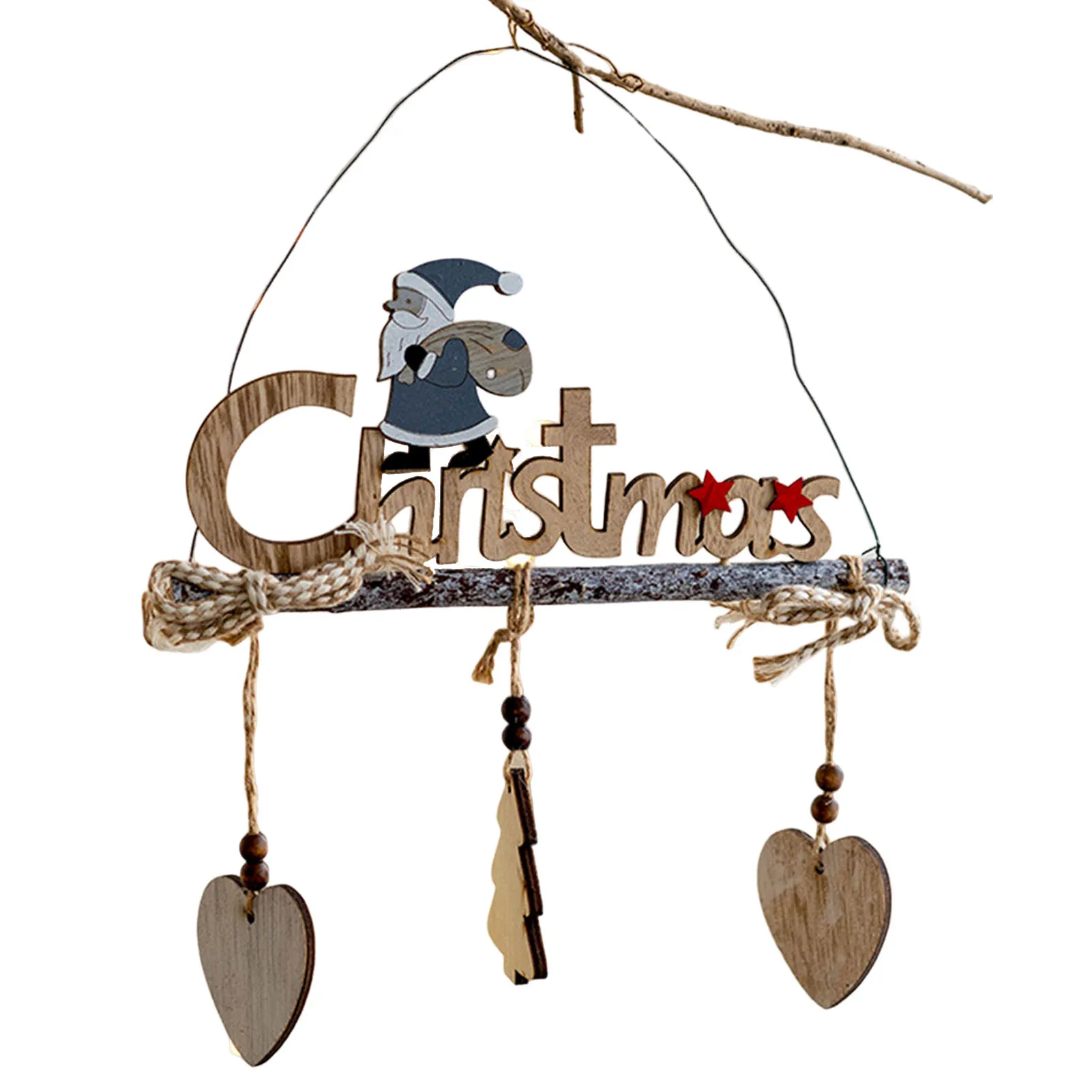 Christmas Door Hanging Sign Add Home Warm Atmosphere Door Sign for Xmas Home Party Decoration