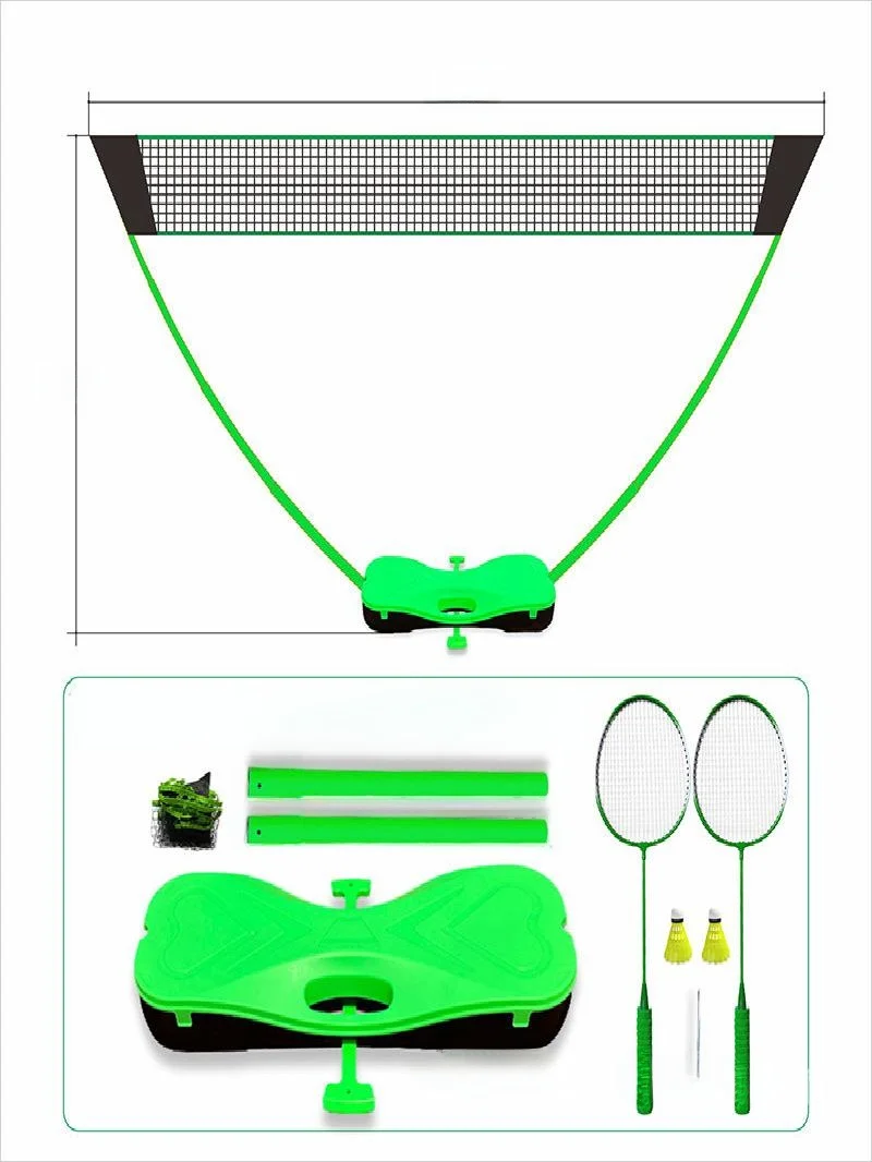 set-portatile-di-rete-da-badminton-e-pallavolo-per-esterni-pieghevole-per-uso-domestico-facile-da-montare-colonna-per-campo-standard