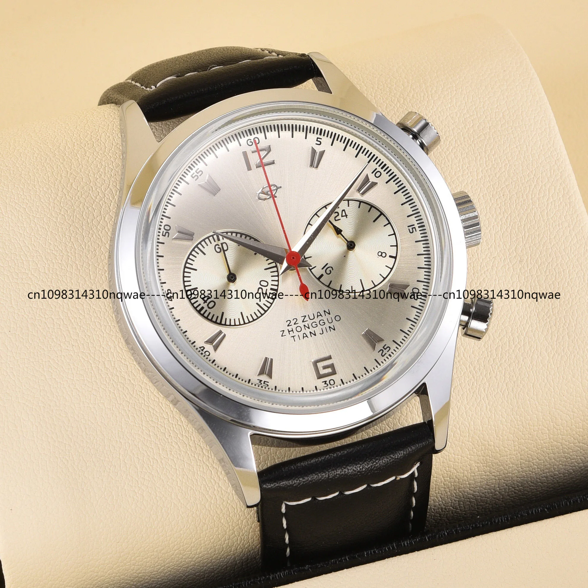 Seagull Long Sky Edition 1963 Retro Pilot Chronograph Quartz Watch Original Seagull 1963 Waterproof Men's Sea Gull Watches FMEIS