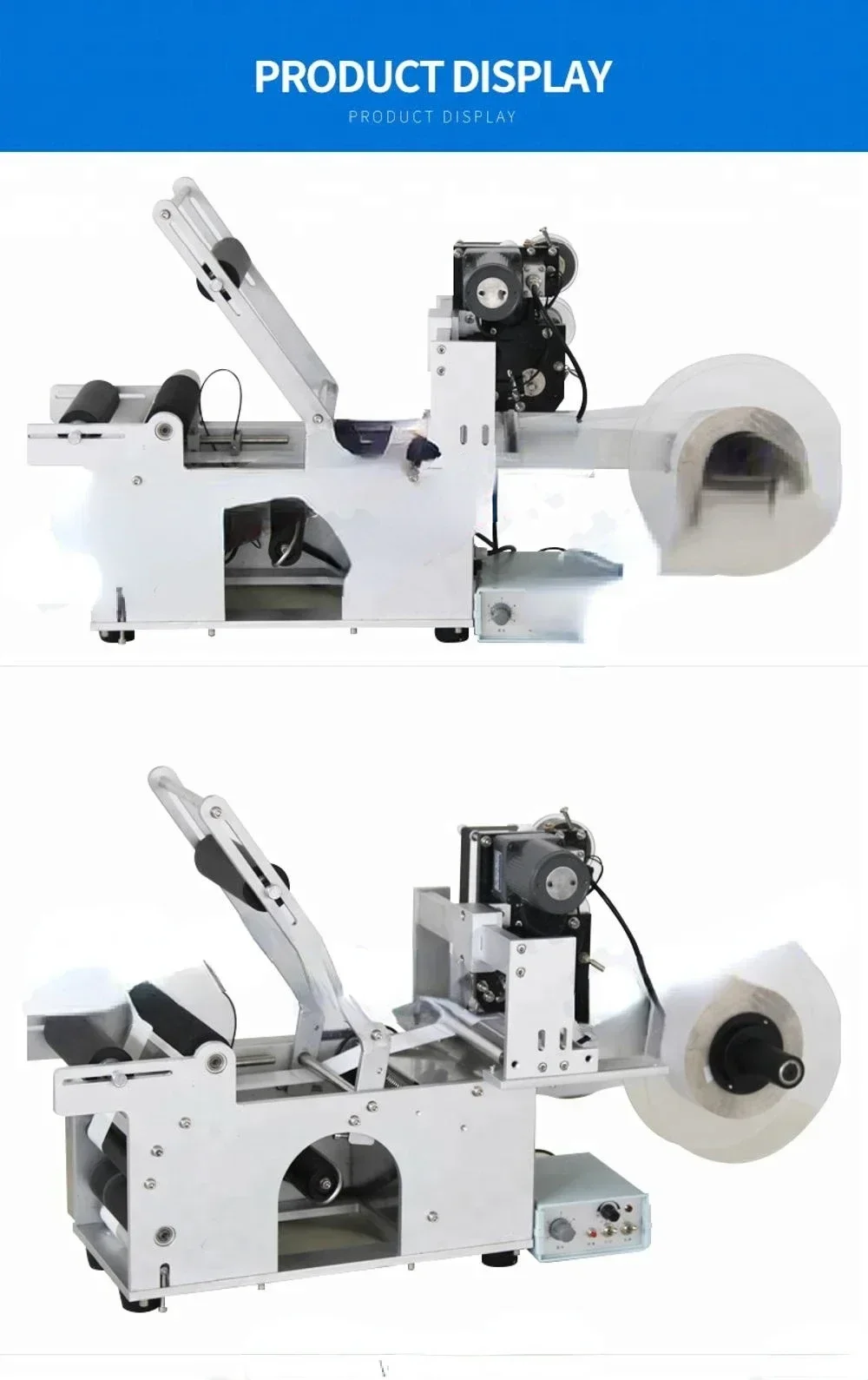 Cheap And Fine Hot Sales Semi-auto Round Bottle Labelling Machine With Code Printer Labler