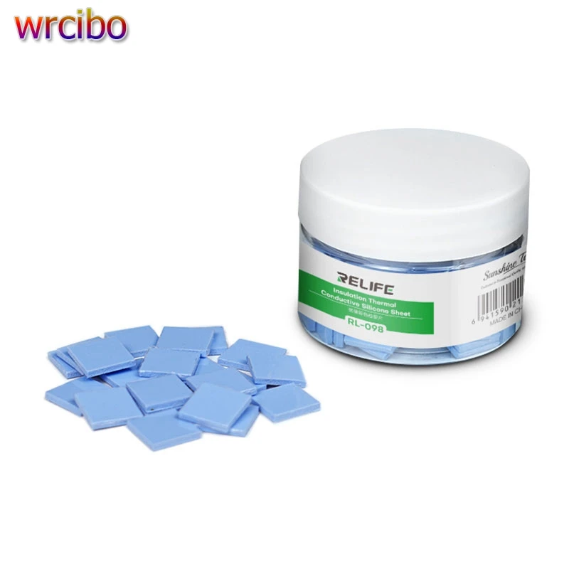 RELIFE RL-098 CPU Chip Heatsink Cooling Thermal Conductive Silicone Pad for CPU Chip Heat Conduction LED Heat Conduction