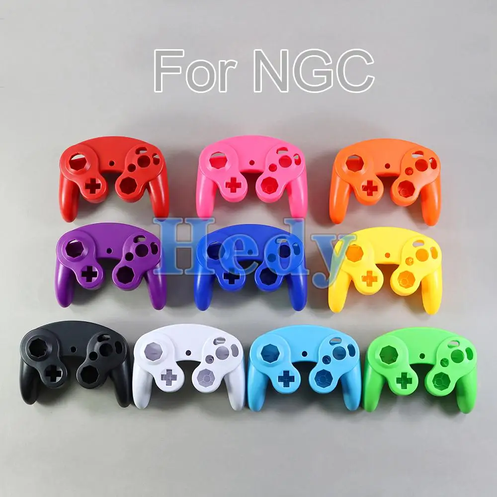 

6PCS For Nintendo NGC Gamecube Controller Housing Cover Shell Handle Case Replacement Games Handle Protective Accessories