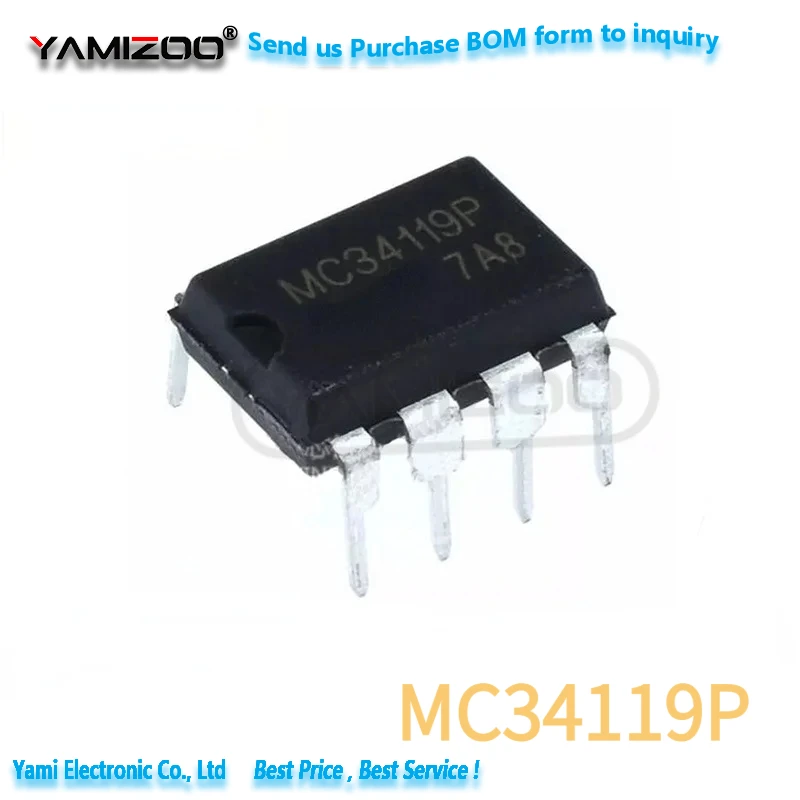 5PCS DIP-8 MC34063API MC34063 34063API MC34152P MC34151P MC34151 MC34119P MC34119 MC34072P MC34072 MC34071P MC34071 DIP8 – Detail 2