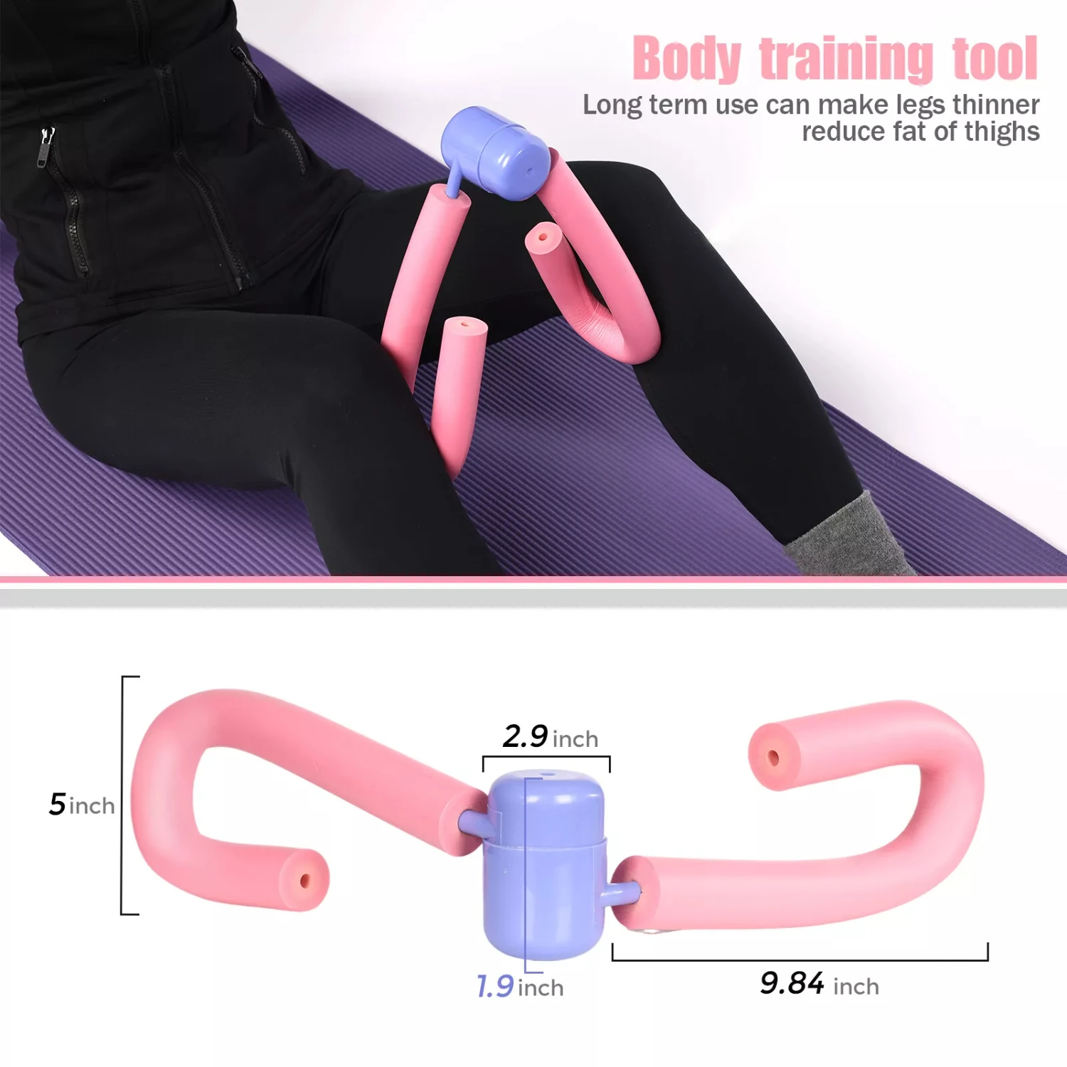 

Thigh Master Inner Thigh Exerciser Thigh Toner Trimmer Butt Leg Arm Chest Toner