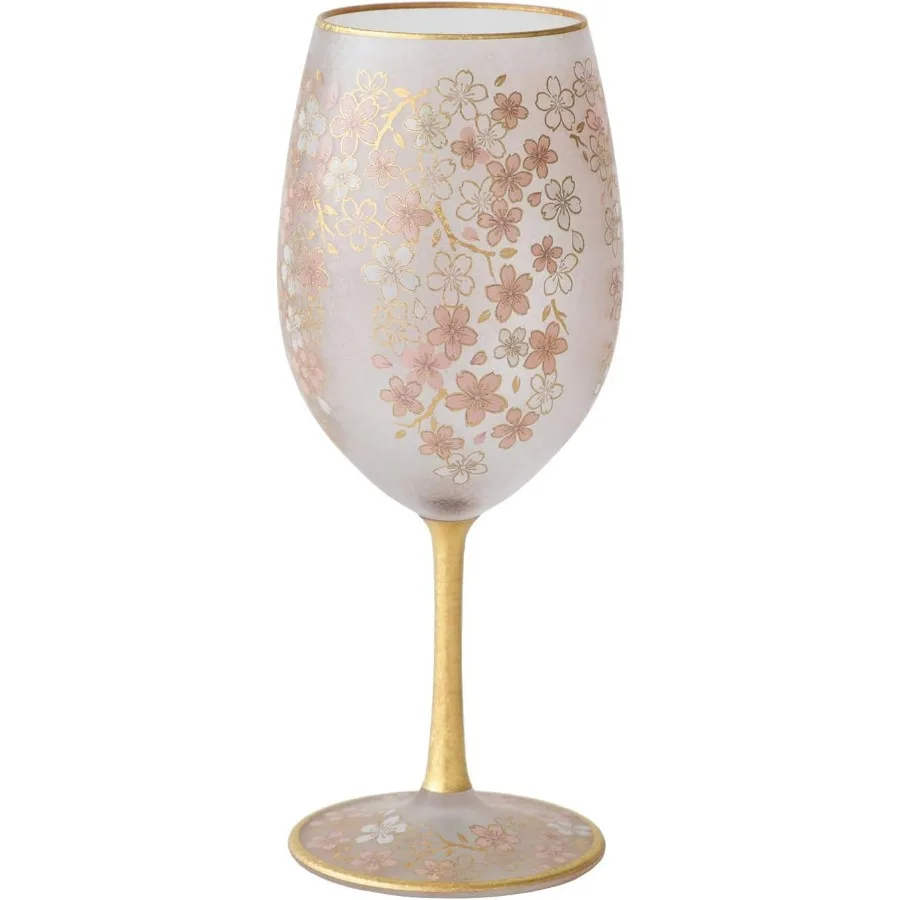

Elegant Sakura Stemware Glass for Sake Serving 18.2 fl oz 540 ml Capacity Designed for Traditional Japanese Beverage Enjoyment
