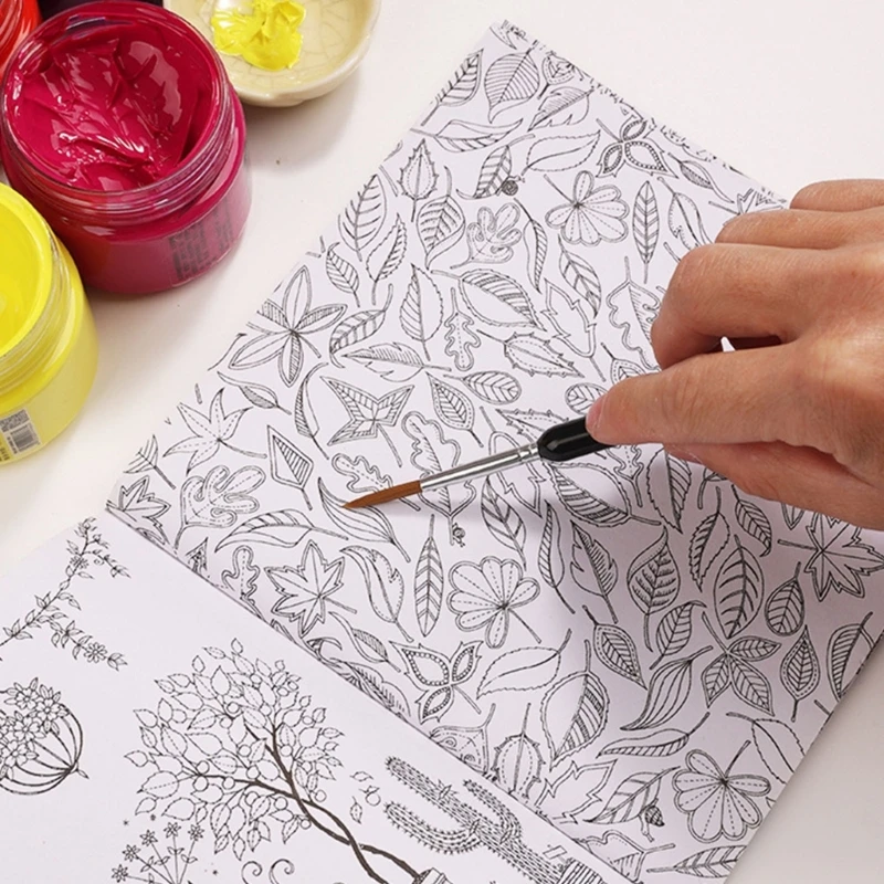 11 Pezzi Penna a Gancio Dipinta a Mano Penna a Gancio per Capelli Pennello con Punta a Gancio Y9RF