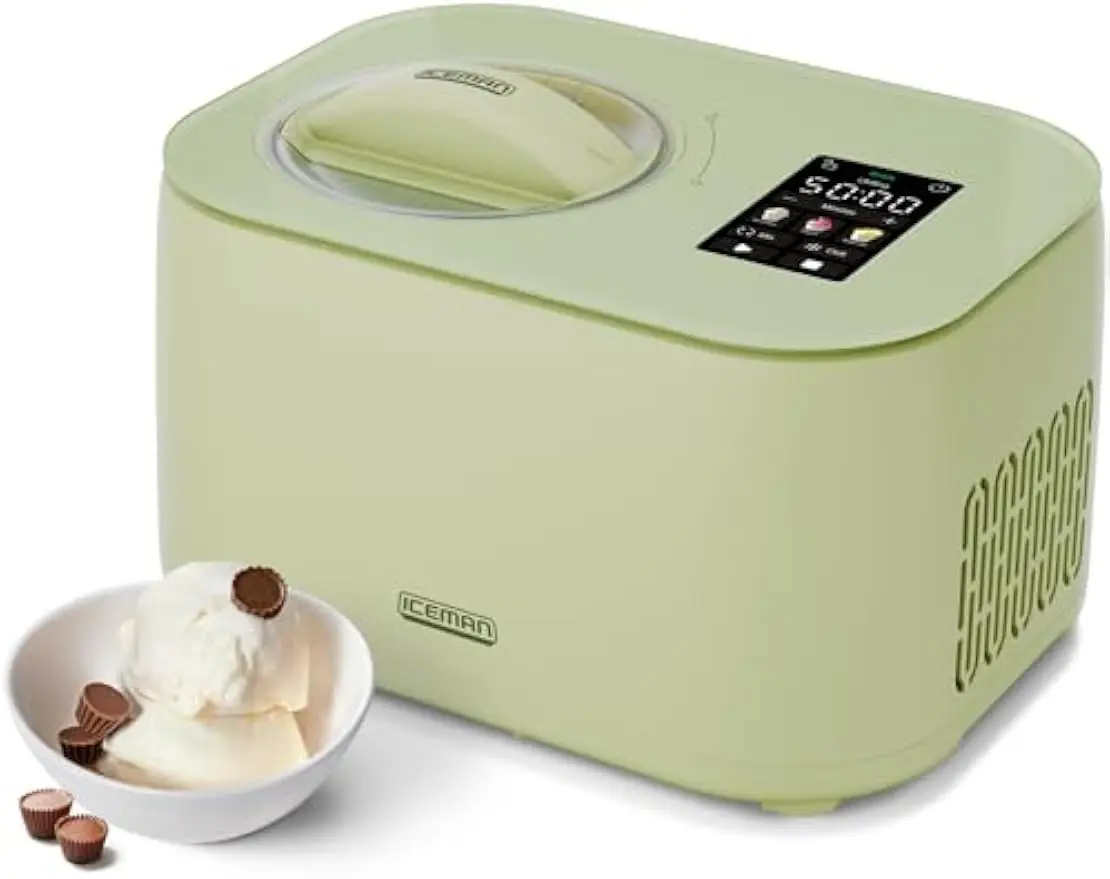 Self Cooling Frozen Treat Maker Built Compressor For Ice Cream Froyo Sorbet Sherbet Italian Ice Frozen Yogurt Two 20oz Container