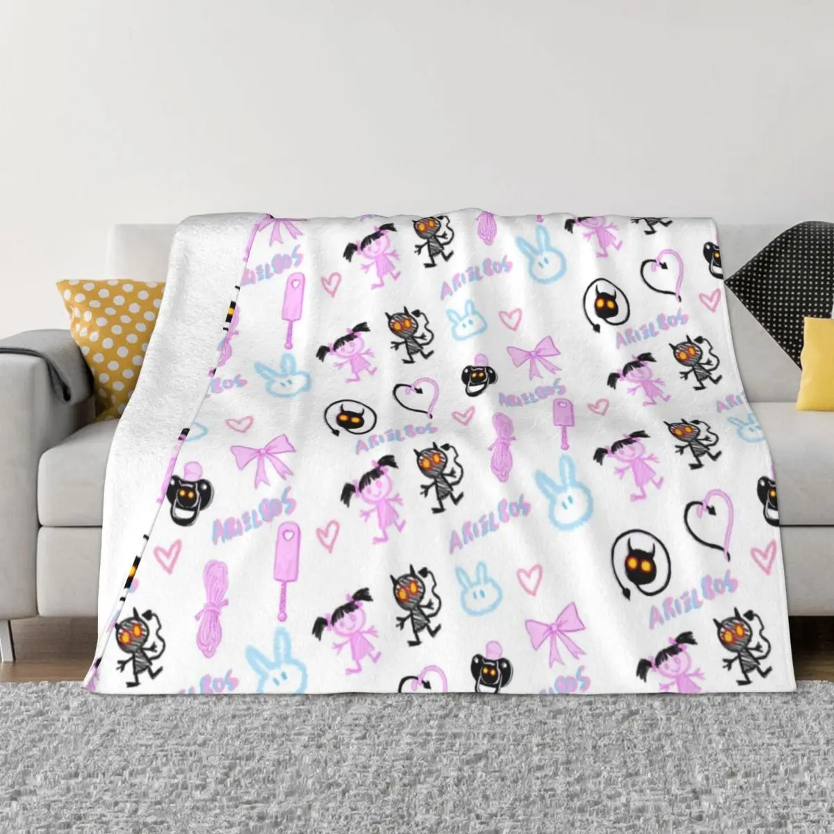 

DD & LG White Throw Blanket Weighted Soft Big Blankets