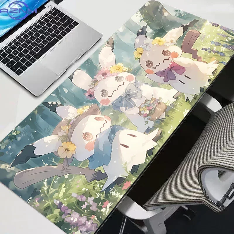 Pokemon Pikachu Large Mouse Pad Gamer Computer Desk durable Mat Modern Table Keyboard Laptop Carpet XXL Gaming Mousepad