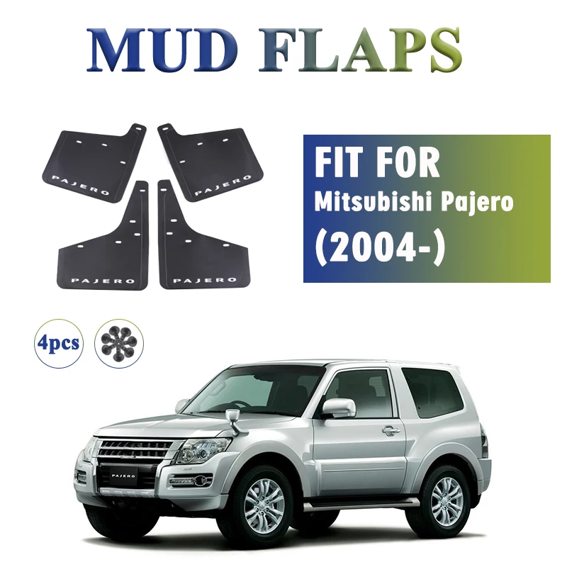 

FOR Mitsubishi Pajero v97 v93 v73 Mudflaps Mudguard Fender Mud Flaps Guard Splash Car Accessories Front Rear 4pcs