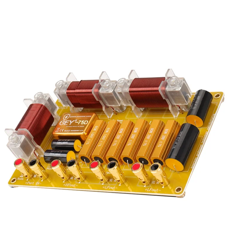 AM-Audio Divider Crossover Two Way Divider Double 15 Inch 12 Inch Performance High Sound Protect Stage High & Low Speaker