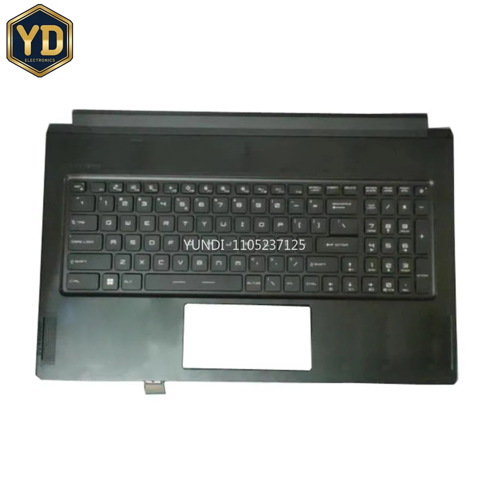 YD Laptop PalmRest&US Keyboard For MSI WE76 11U 11UM 11UK WS76 11U 11UM 11UK Raider GE77HX 12U 12UGS 12UH 12UHS English US New
