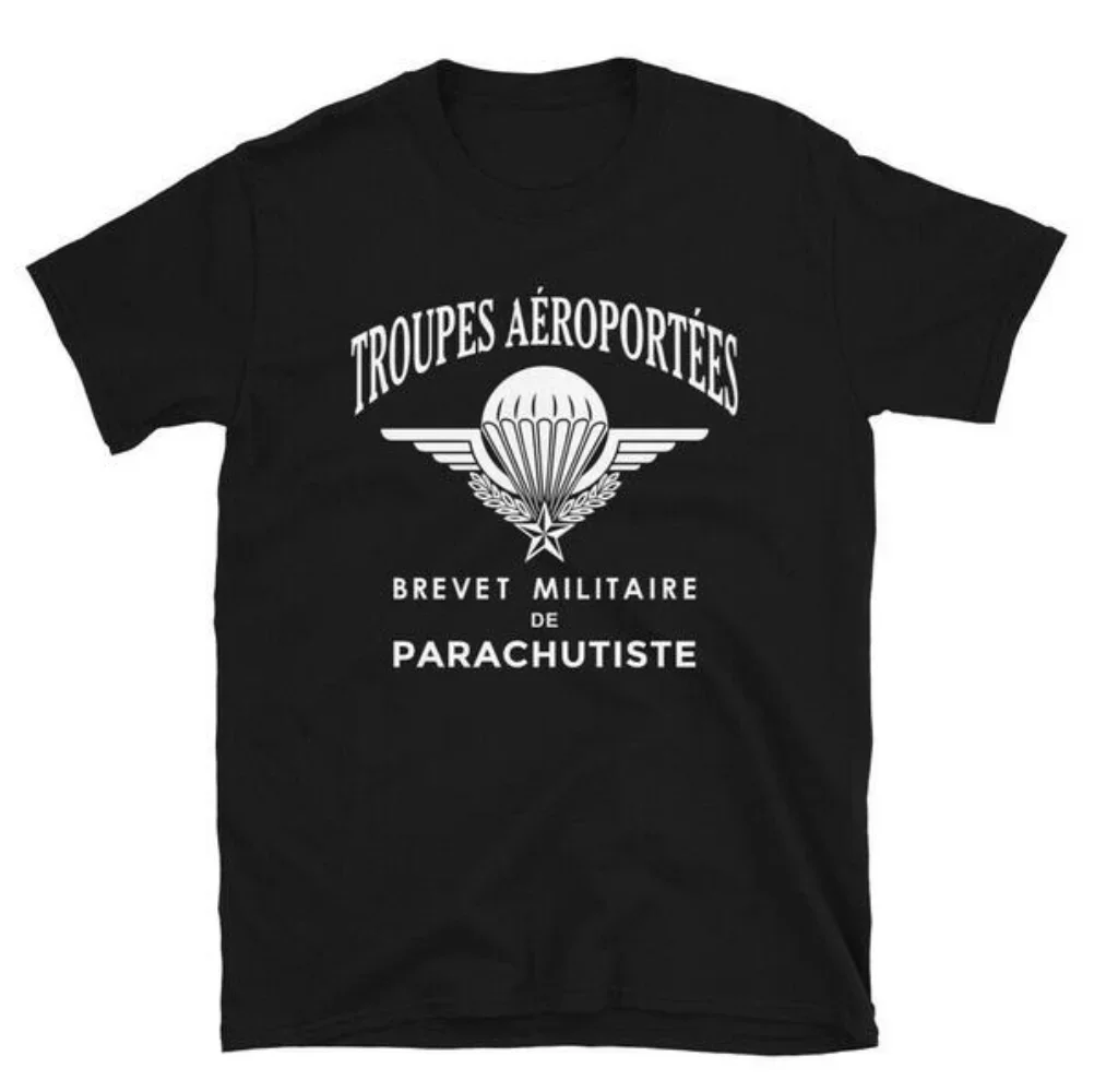 Legion Etrangere Paratrooper French Foreign Regiment Brevet Militaire Men T-Shirt Short Sleeve Casual Cotton O-Neck TShirt