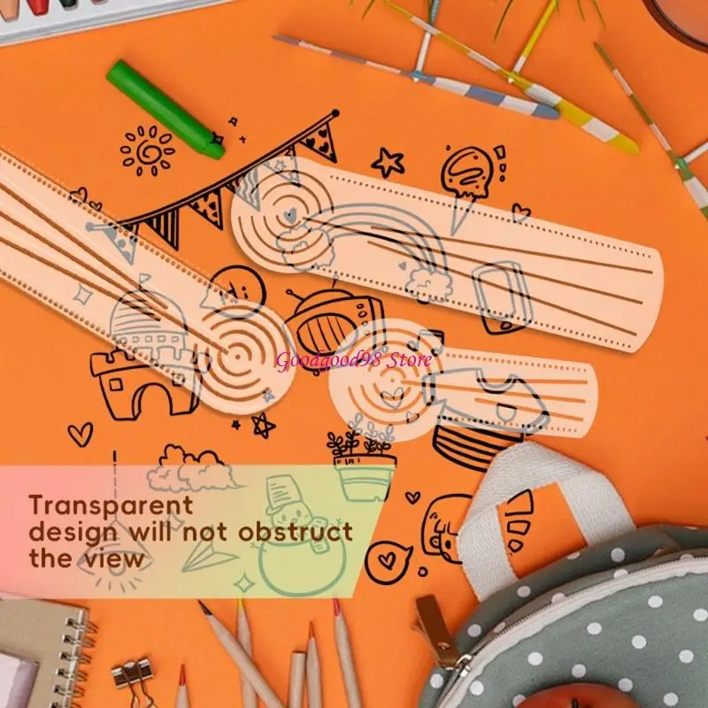 

Clear Acrylic Drawing Ruler Geometric Pattern Geometric Art Template Ruler with Measurement Scale for Sketching Doodling