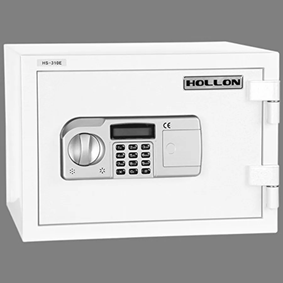 

HS-310E 2 Hour Fire Proof Electronic Home Safe for residential use, steel construction, black finish, UL-rated fire protection