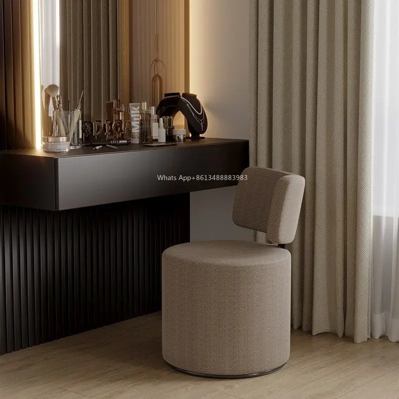 

Hot Dressing Stool, Light Luxury, Simple, Makeup Stool, Home, Bedroom, Living Room, Leisure Chair, Reception Chair, Chair