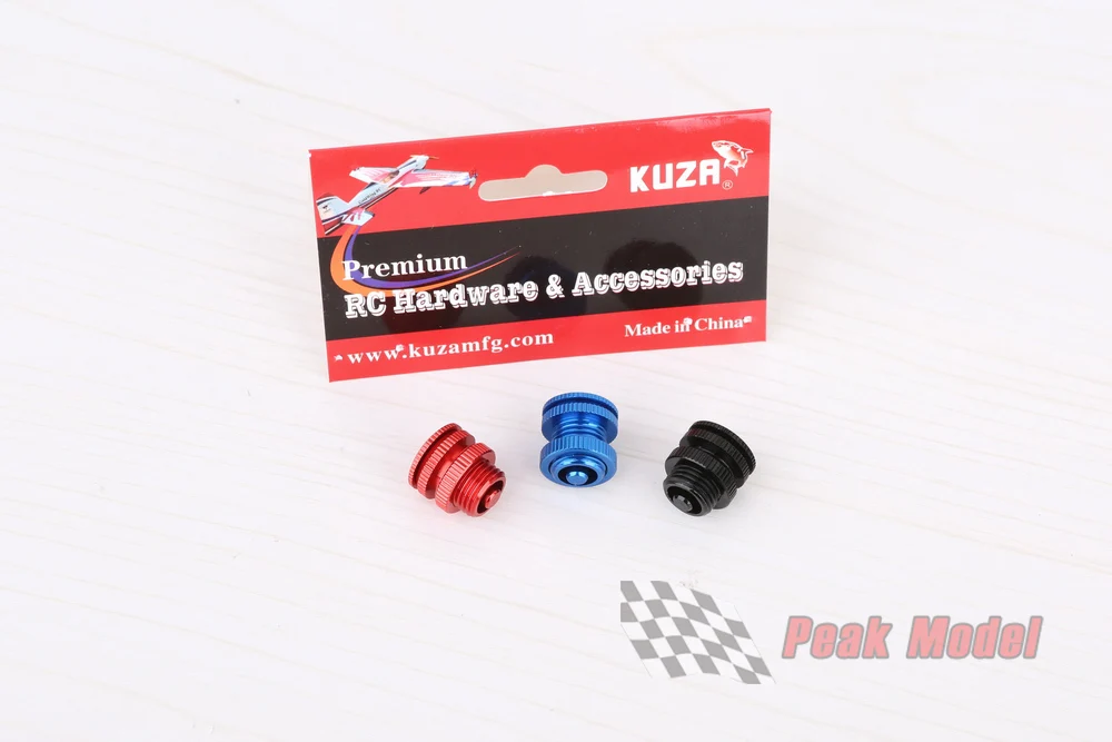 KUZA RC 모델 비행기 보트 가스 니트로 비행기용 미니 알루미늄 연료 도트/연료 플러그.