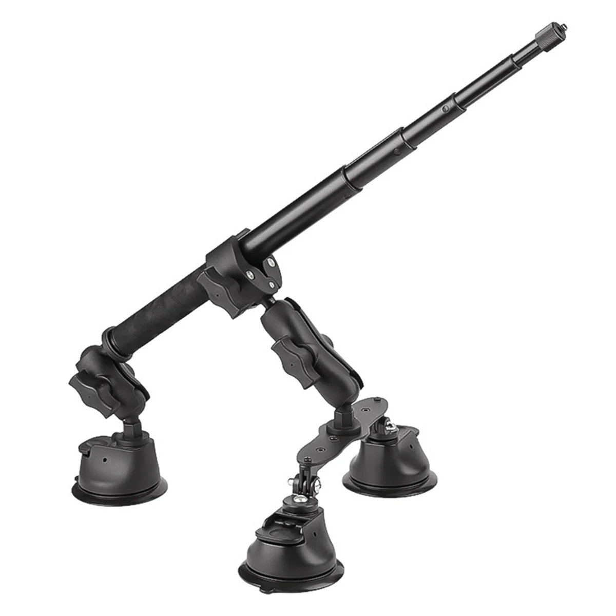 Neues Auto-Saugnapf-Montageset mit unsichtbarem Selfie-Stick-Kugelkopf-Adapter für Insta360 X4 X3 Action-Kamera-Zubehör