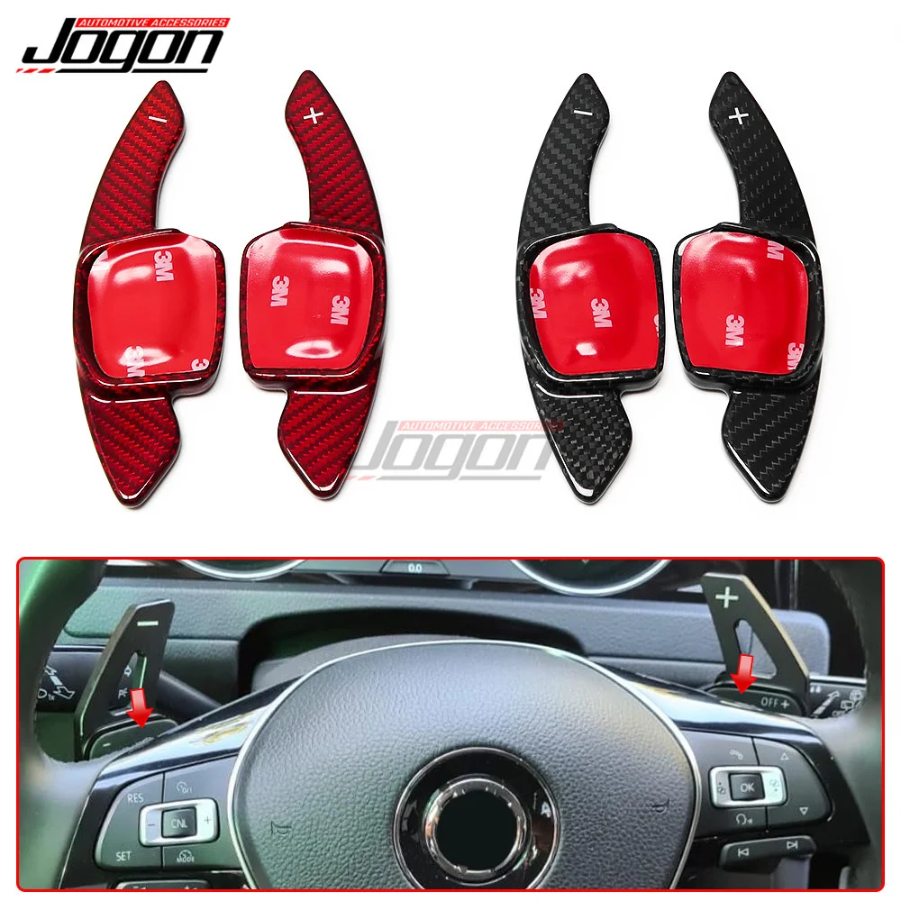 

Весло переключения передач DSG из углеродного волокна для Volkswagen VW Golf 7 MK7 GOLF 8 MK8 Rline GTI R 2013-2022, удлинитель рулевого колеса автомобиля
